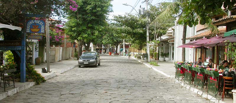 Straßenszene in Búzios